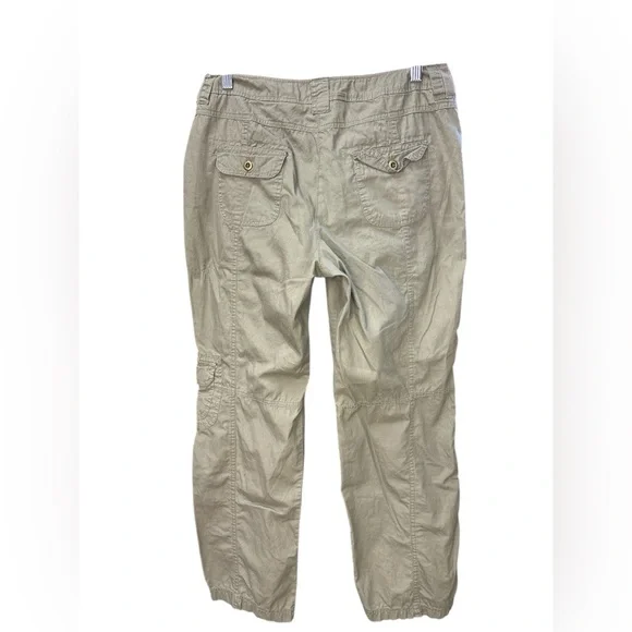 Sandro Paris Cotton Cargo Trouser Pants Taupe Utility Style – Size 10 - Picture 5 of 5